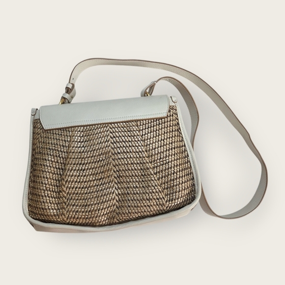 Gianni Chiarini Firenze Woven Leather Crossbody Bag Made in Italy - Picture 3 of 12